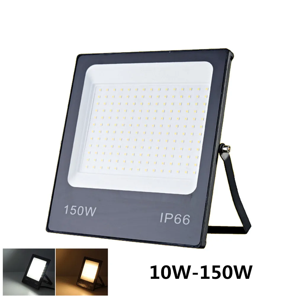 LED Flood Light IP66 Waterproof 220V 10W 20W 30W 50W 100W 150W Outdoor Garden Projector Lighting Spotlight Wall Floodlights 4