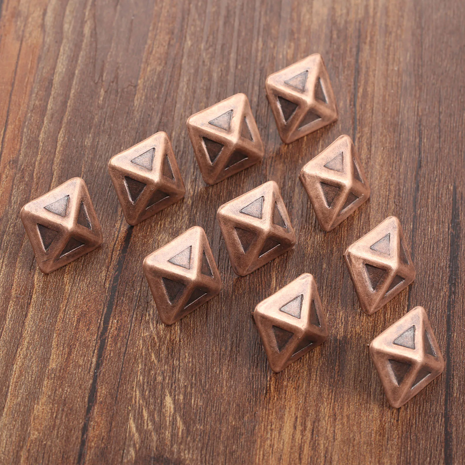 10Pcs Antique Upholstery Nail Tachas Jewelry Gift Box Door Sofa Furniture Decorative Tack Stud Pushpin Red Bronze 19*19mm upholstery nail plastic push pins