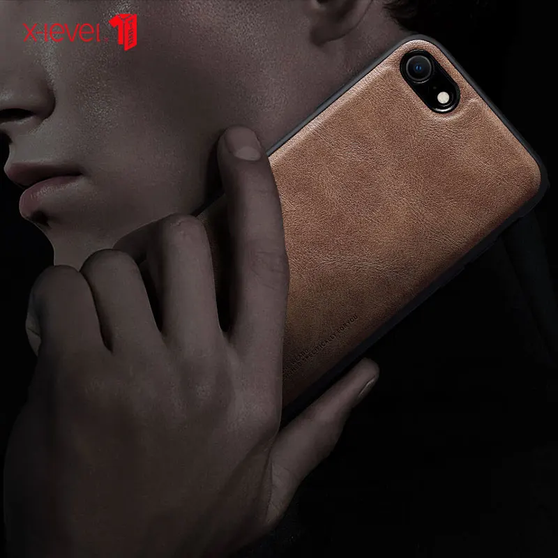 Чехол X Level для iPhone 7 6 Plus кожаный мягкий силиконовый чехол в стиле ретро IPhone Xs Max XR