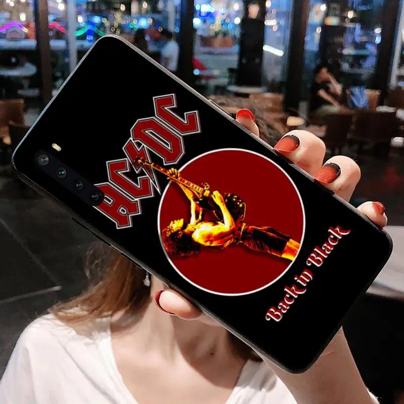Плакат PENGHUWAN AC DC музыкальный черный чехол для телефона корпус Xiaomi Mi Note 10 Lite 9T Pro xiaomi