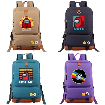 

Among Us Backpack Impostors Prints Teenagers Child Women Men Travel Bags Boys Girls Schoolbag Daily