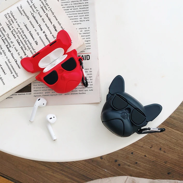 Auroras чехол для Apple Airpods Pro с милым дизайном бульдога, уникальные аксессуары для наушников, защита для Apple Airpods 1 2 Pro