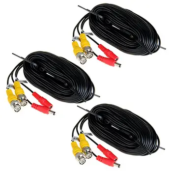 

DVR Camera Video Power BNC Cable CCTV DVR Camera Video DC Power Security BNC Cable Extension Cord 10-60m 2020