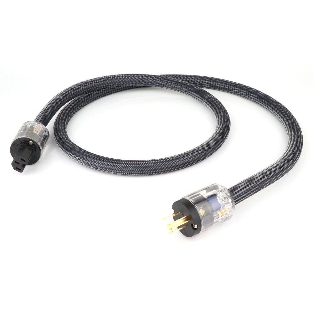 Hi-End 400 signature hifi audio US/EU power cord pure copper power cable P-029/P-029E power plug connector