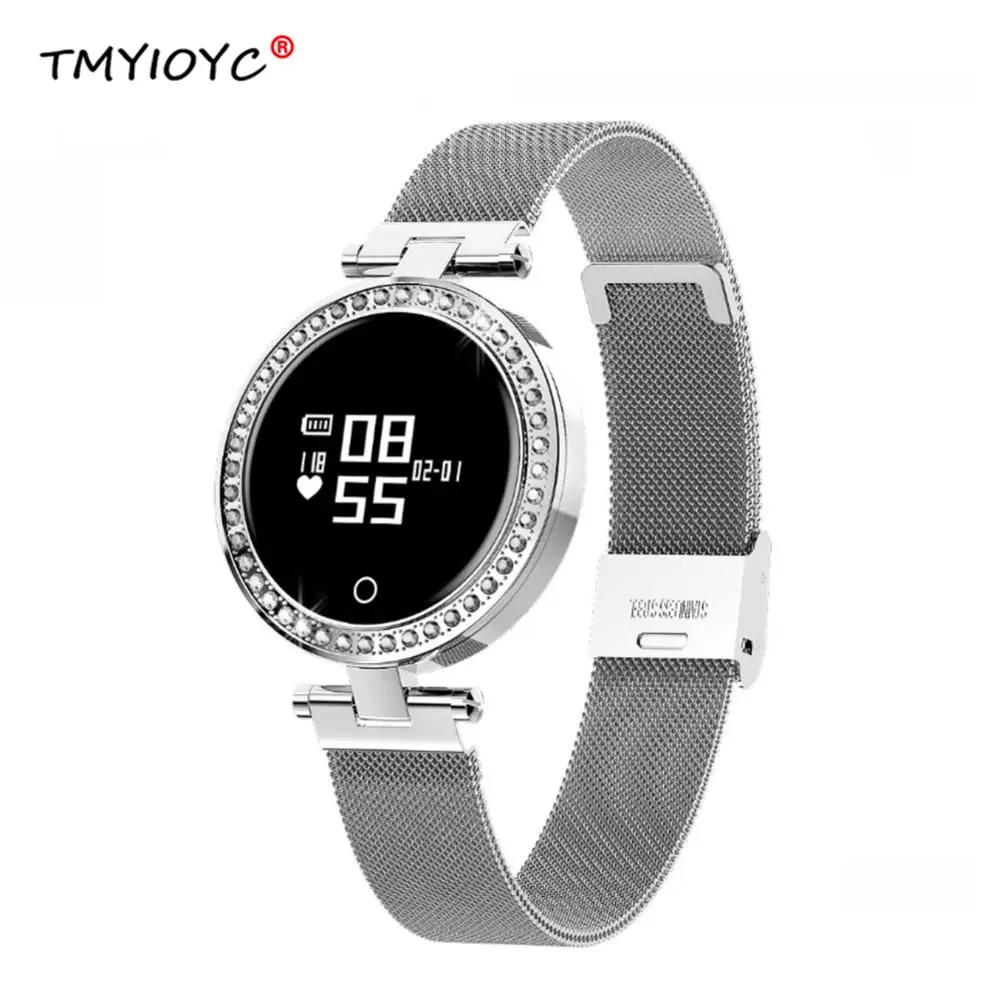 

X10 Luxury Diamond Smart Watch Women Heart Rate Monitor Smart Bracelet IP68 Waterproof Fitness Tracker Smart Band Blood Pressure