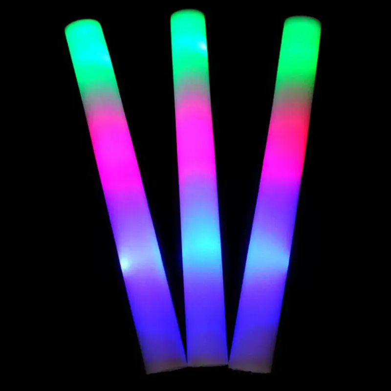 Varas de Espuma Concerto para Festivais Light-up Macio Batons Rally Rave Brilho Varinhas Multicolorido Cheer Piscando Tubo Aniversários 30 Pçs Led 5 Brinquedos e hobbies