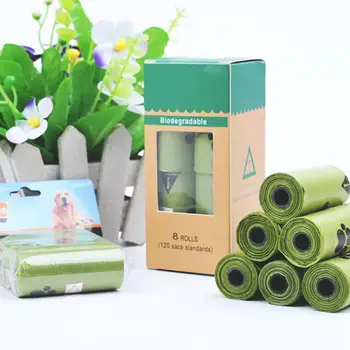 

1pcs Eco-Friendly Biodegradable Dog Waste Poop Bags Home Kitchen Trash Bag
