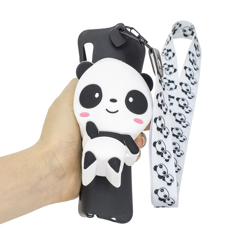 Чехол Etui samsung A10 A20 A20E A30 A40 A50 A60 A70 A80 A6 A7 A9 мягкий силиконовый панда Мягкий чехол для телефона чехол-книжка Coque
