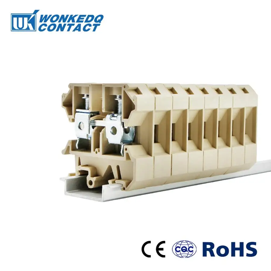 10 шт. SAK-16EN Вместо разъема Weidmuller винтовое соединение клеммные блоки на din-рейку SAK16EN