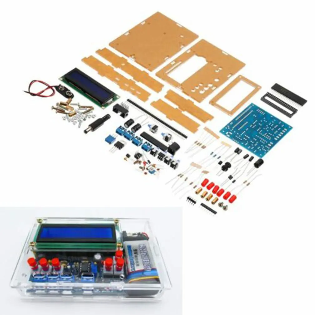 

LCD Digital frequency counter Secohmmeter Capacitance Meter DIY Kit Frequency Meter cymometer Inductance Tester frequenzimetro