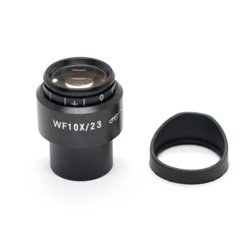 

Agnicy Microscope Accessories Wide-angle Eyepiece Field of View 23mm with Eye Mask WF10X High Eye Point Interface 30mm