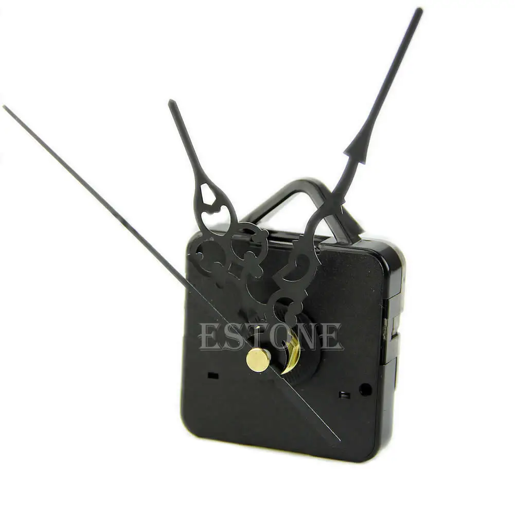 P82D DIY Quartz Clock Movement Mechanism Non Ticking DIY Wall Clock Mechanisms with Hands Set for Repair Parts Replacement 