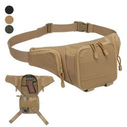 Bolsa de transporte táctica oculta para pistola, riñonera militar para caza Mag, bolso de hombro para combate al aire libre