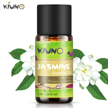 

KINUO 8ML Jasmine Pure Essential Oil 100% Pure Natural Hot Pure Essential Oils for Aromatherapy Diffusers Oil Home Air Care