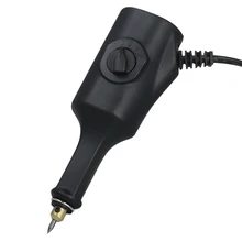 Электрический гравер ручка плоттер машина для Ювелирные изделия из металла керамика пластик дерево 5 скоростей Мини электрическая маркировочная ручка Goldsmith инструмент