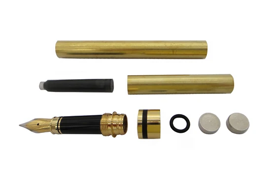 Gold DIY перьевая ручка наборы классический конец покрытый перьевой ручкой наборы RZ-FP184 - Цвет: Gold