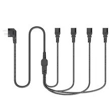 QianLi Release 4in1 Power Cable 4 in 1 Standard Extension Cord Universal For 936 Soldering Station Computer Laptop Power Cord