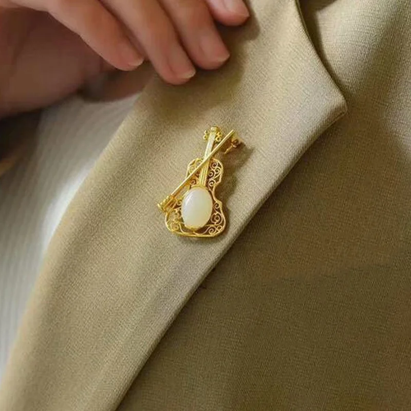 Violin Necklace with chain - Anhänger Violine