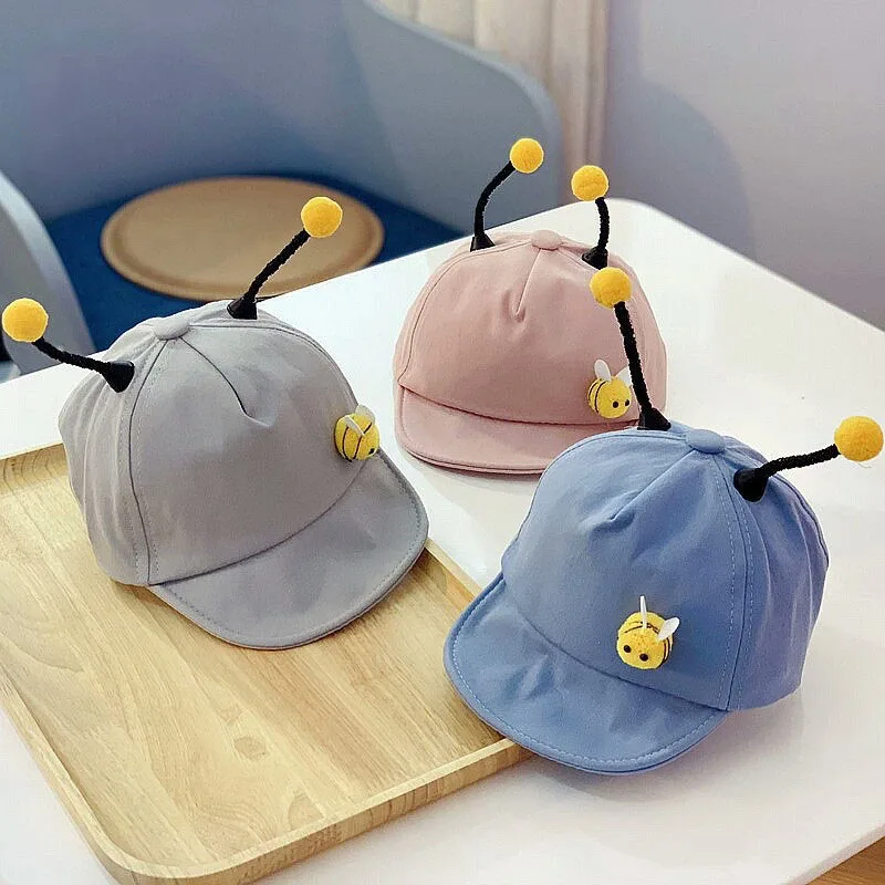Милые детские шапки с рисунком пчелы, детская бейсбольная кепка для мальчика, зимняя шапка для девочки, шапка для малышей, Детские аксессуары для мальчика, детская шапка s