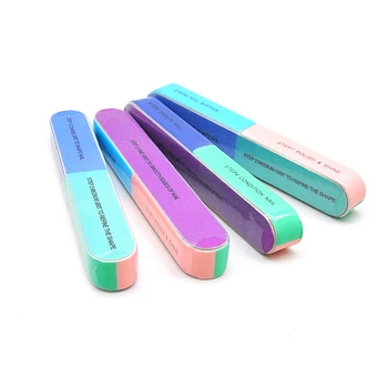 

50pcs Sanding Buffing Nail File Polisher Seven-sided Buffer Pedicure Manicure Portable Durable Buffing Block Nail Files Art File
