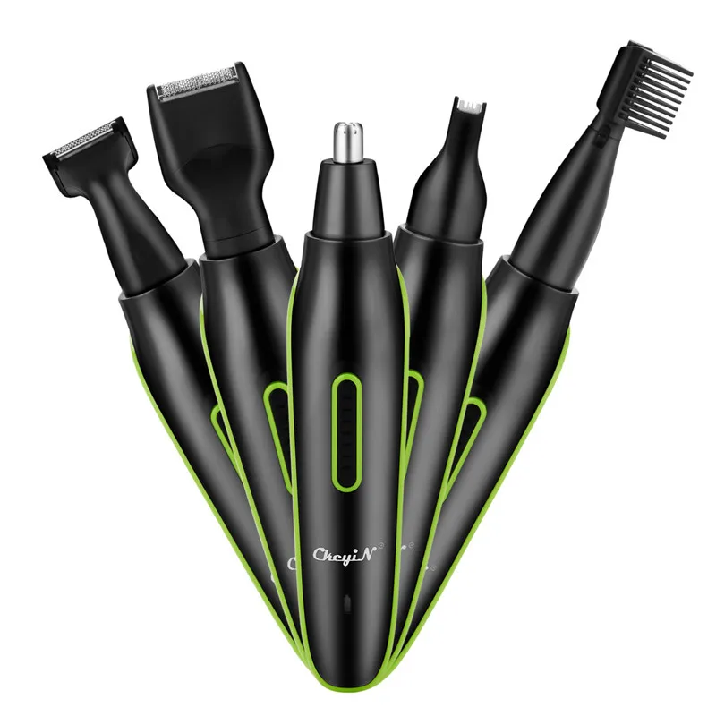 5 в 1 USB Перезаряжаемый триммер для бровей бритва стрижки волос носу Бритва мужчин машинка удаления лица и