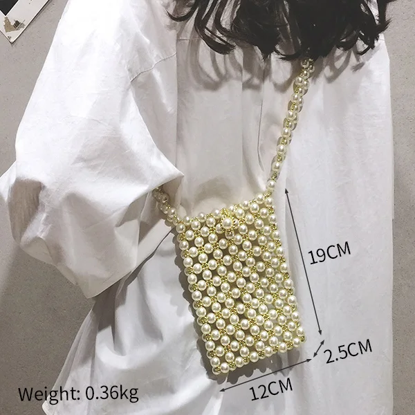 beige model F Ручные жемчужные вечерние сумки для женщин роскошные маленькие бисерные коробка с откидной крышкой жемчужные клатчи сумочки и клатчи Дамская мини сумка через плечо - Цвет: beige model F