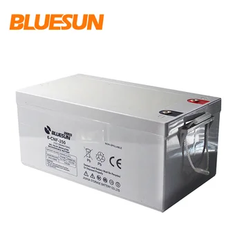 شراءBluesun الرصاص حمض 12v 250ah 200ah 100ah بطارية ذاتية الشحن بطاريات للتخزين البطارية الشمسية