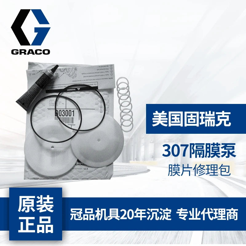 

American Graco Graco Diaphragm Pump 307 Diaphragm Maintenance Bag D03001 Spare Parts Bag