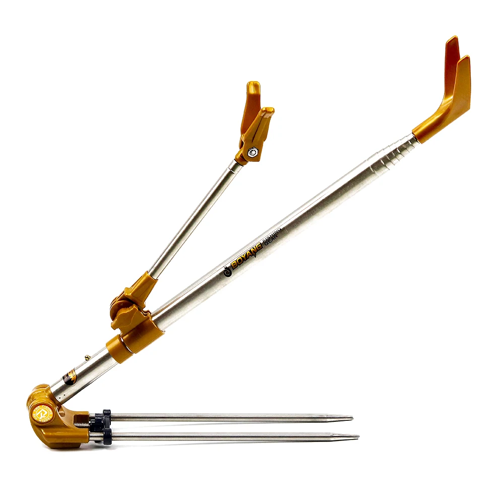 Fishing Bracket Angle Adjustable Outdoor Tool Stainless Steel 2.3M 2.1M 1.7M 1.5M Telescoping Hand Rod Holder, fishing rod bracket