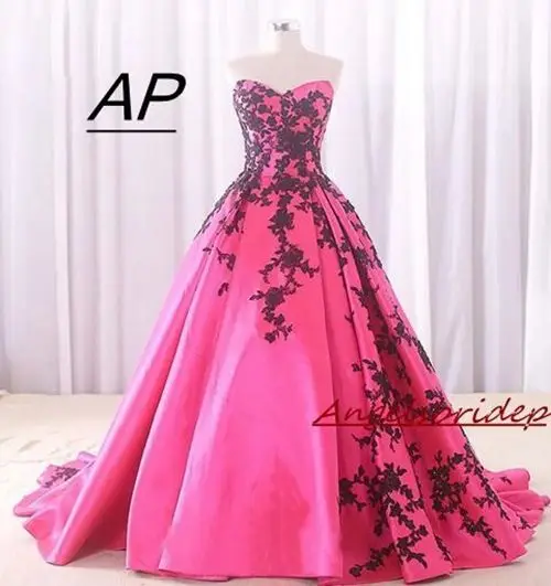 

ANGELSBRIDEP милое бальное платье, платье для Quinceanera 2021, милые платья на шнуровке сзади, 16 черных аппликаций, платья для Quinceaneras