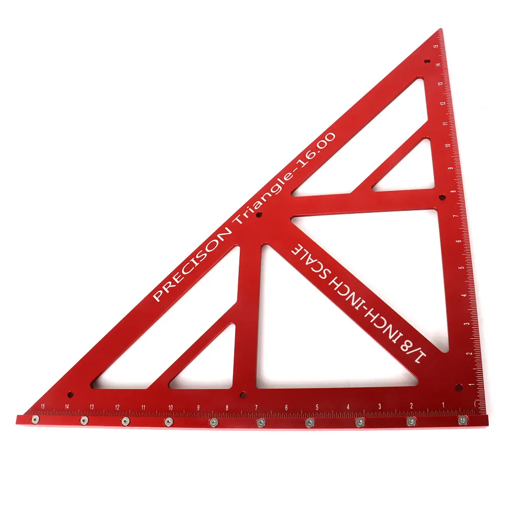 大型カーペンターインチスピードスクエア三角形アングル定規