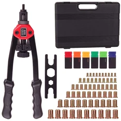 Pistolet à Riveter électrique manuel, BT 605, outils de pistolet à Riveter électrique manuel, Double perceuse manuelle, Kit d'outils de Rivet pour M3/M4/M5/M6/M8 