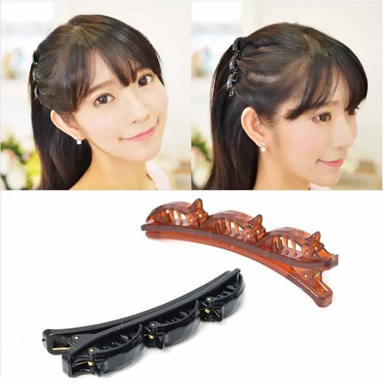 

Fashion Hairpins For Women Double Layers Clips Dish Hair Styling Tool Beauty Headdress Braider Barrettes Hair Accessories 9 CM