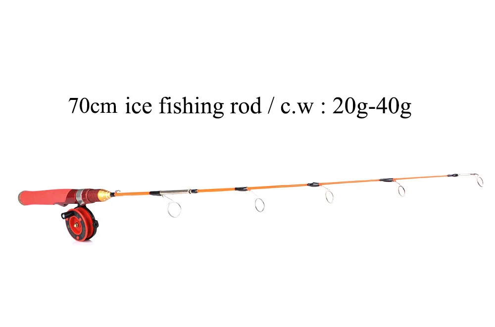 FTK Портативный карманный мини зимний ледяной Удочка жесткая Удочка с катушкой для подледной рыбалки 20-40 г зимняя удочка для ловли карпа