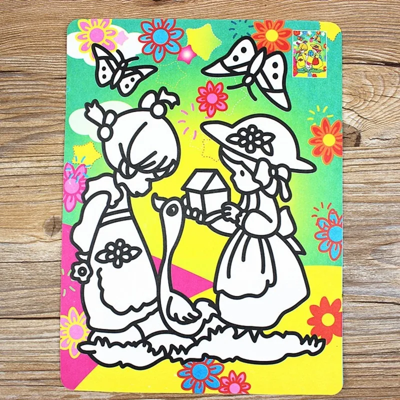 

Children's Educational Color Sand Painting Development Intelligence Hands-on Ability Student DIY Gift Toys