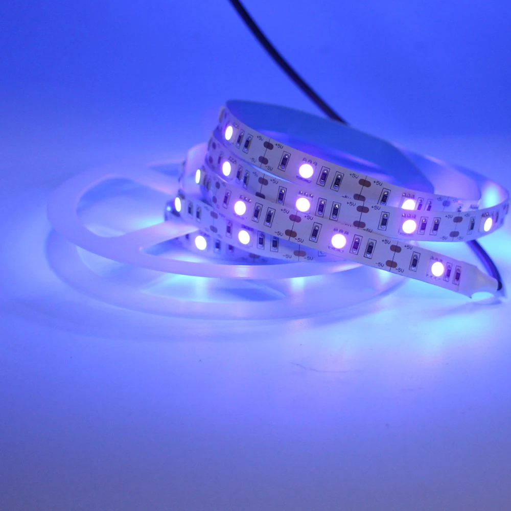 자외선 램프 UV LED 스트립 라이트, USB 배터리, DJ 형광 파티 블랙 라이트 경화, 모든 젤 매니큐어, 395-405nm