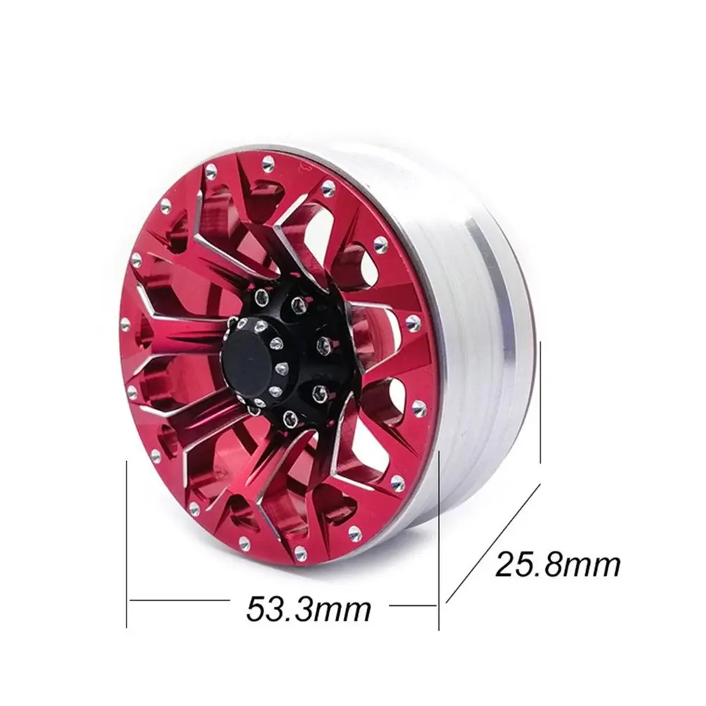 4 шт. 1,9 дюймов RC Рок Гусеничный сплав обод колеса Beadlock для 1:10 Axial SCX10 90034 90035 90044 D90 4WD Traxxas TRX-4 RC части автомобиля