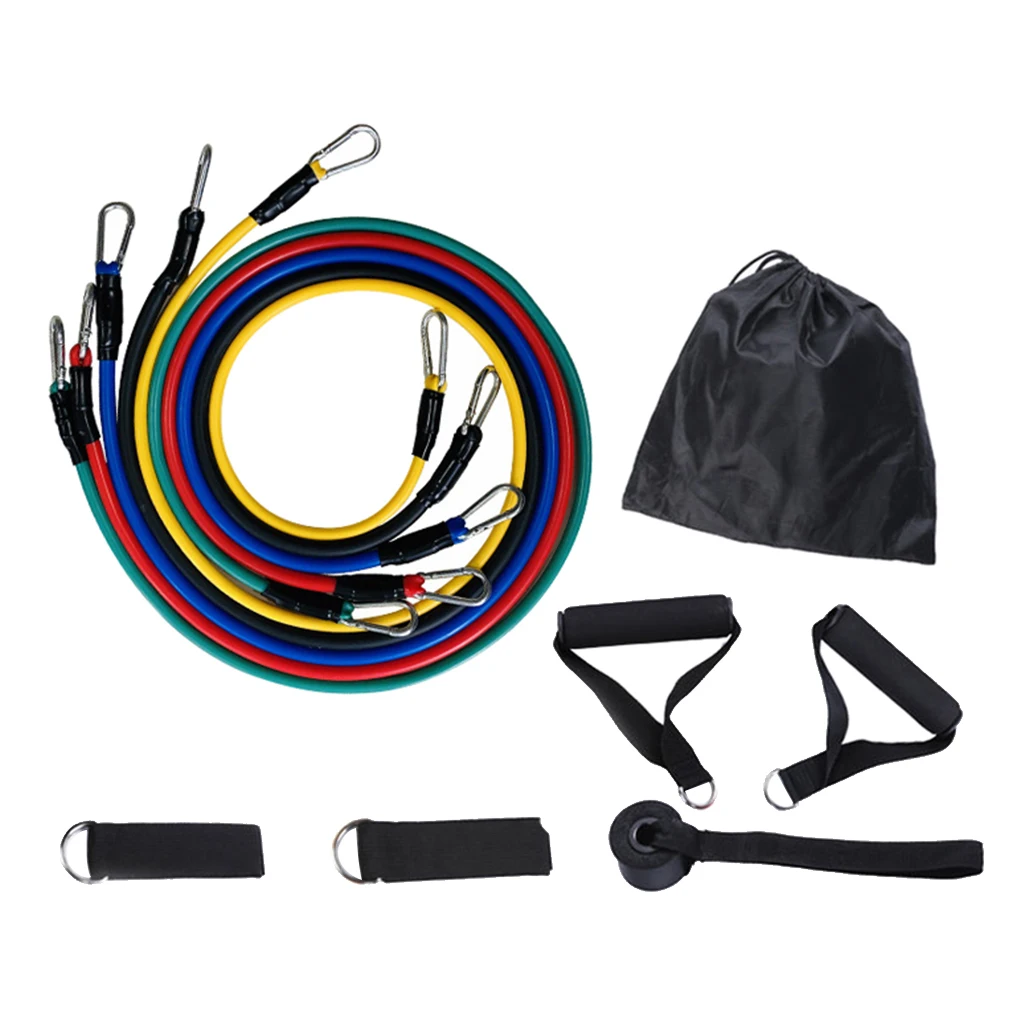 Yoga Pilates Resistance Bands Resistance Band Set (11 Pieces), Exercise Bands