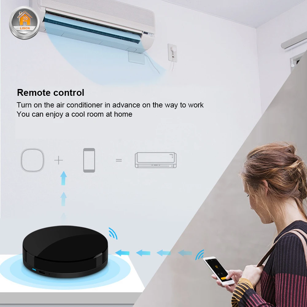 Smart Alexa контроллер WiFi ИК инфракрасный пульт дистанционного управления iOS Android для Google Home Автоматизация голосового кондиционера ТВ умный дом
