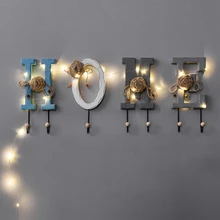 Creative Key Hook Hook Coat Hat Hook Xuan Close Door Shelf Wall Hanger Bedroom Wall Decoration
