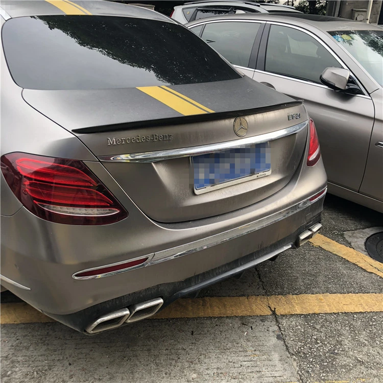 Спойлер из углеродного волокна для W213 2016 2019 e класс спойлер Mercedes Benz E200 E300