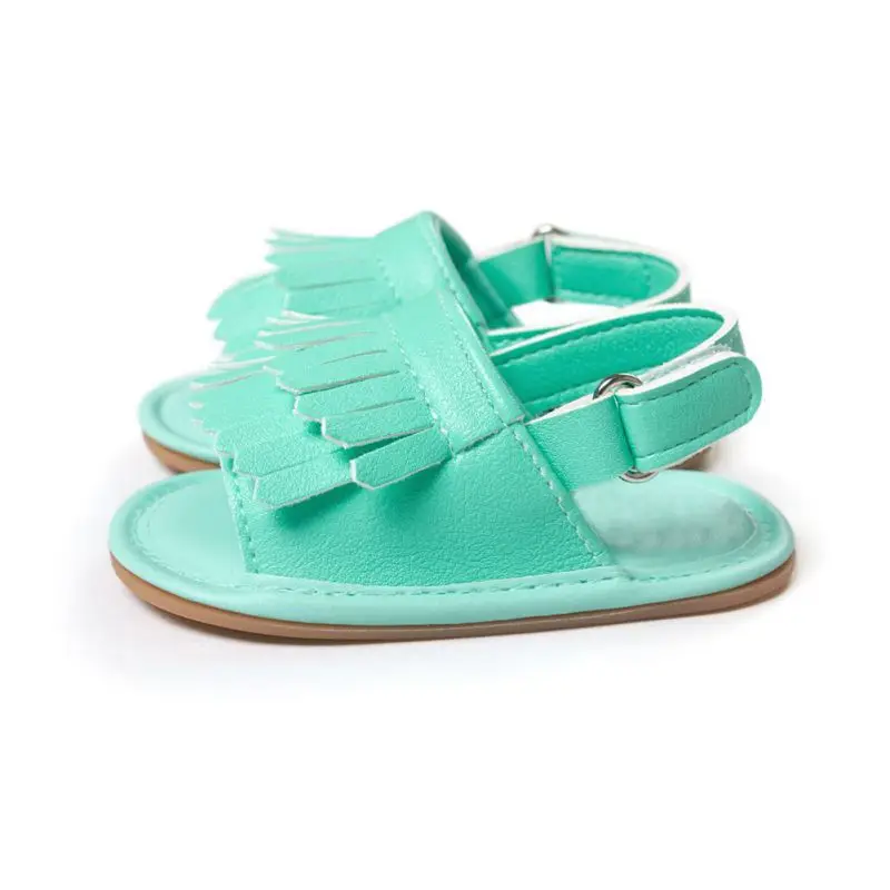 Baby Girl Sandals Summer Baby Shoes Casual Fashion Girl Shoes Sandals For Girls PU Fringed 9 Colors