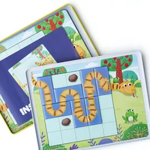 Pinwheel – autocollants magnétiques serpent glutonnant, jeu de société, papier, entraînement de la pensée logique, jouet éducatif pour enfants de 3 ans et plus, cadeau