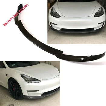 

Car Front Bumper Lip Spoiler for Tesla Model 3 Base Sedan 4-Door Long Range Gloss
