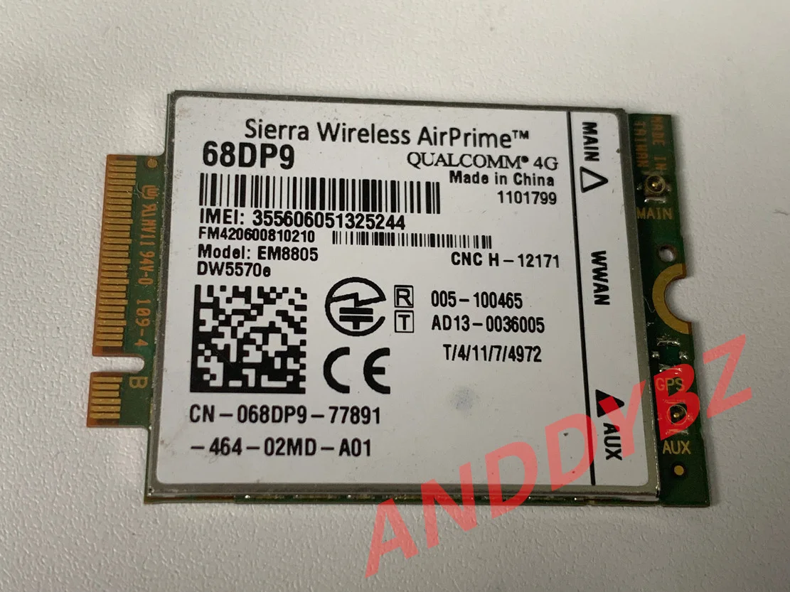Беспроводная Wi-Fi карта WLAN GPS для DELL DW5570E 068DP9 Sierra EM8805 NGFF M.2 3G HSPA WWAN | Компьютеры и офис