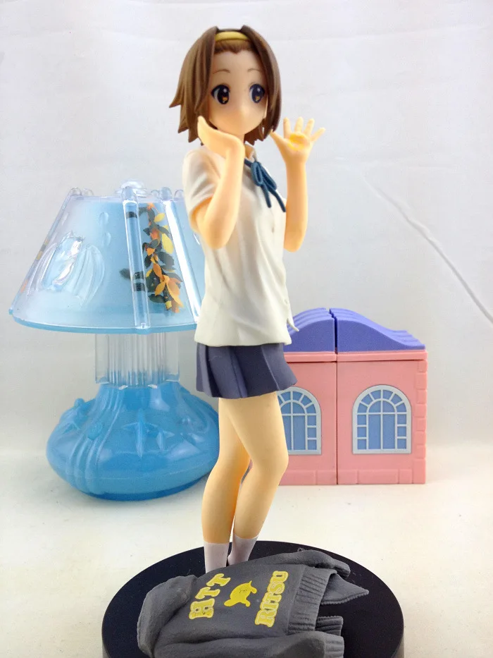 18 см аниме фигурка K-ON 5th юбилей Адзуса Накано тайнака ритсу Kotobuki Tsumugi Акияма Мио ПВХ Модель Коллекция кукла - Цвет: Ritsu with box
