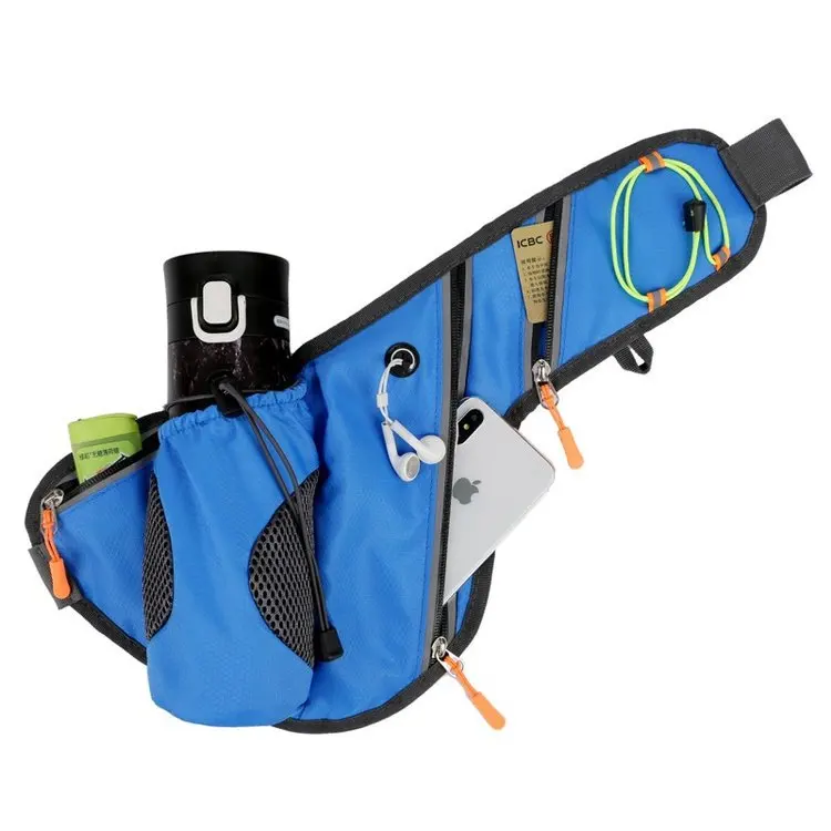 

Production House 2019 Winter New Style Sports Running Bottle Waist Pack Outdoor Multi-functional Anti-Spillage Men Chest Pack