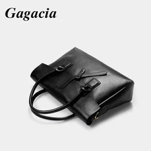 

GAGACIA Business Women's Briefcase Bag Woman Genuine Leather Laptop Handbag Work Office Ladies Crossbody Bags For Women Handbags