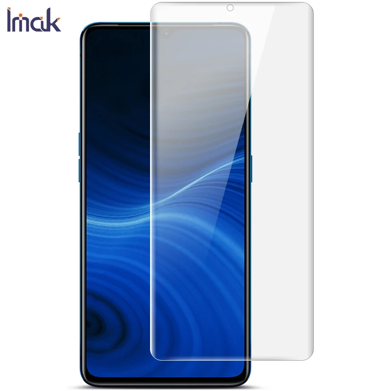 Imak 2 шт Чувствительная прозрачная Гидрогелевая тонкая пленка для Realme X2 Pro 3D полное покрытие изогнутая мягкая защитная пленка для экрана