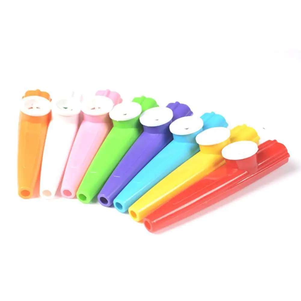 

1pcs Plastic Kazoo Harmonica Mouth Flute Kids Children Party Random Instrument Gift Kid Wholesale Toys Musical Color T1R0